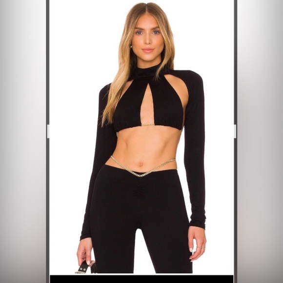 H:Ours Black Flared Pants - Women's Stretch Knit - Picture 3 of 5